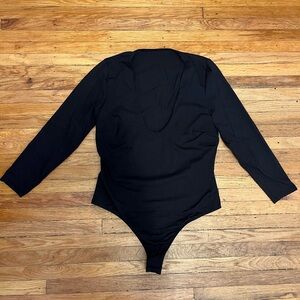 Free People Plunge Neck Bodysuit